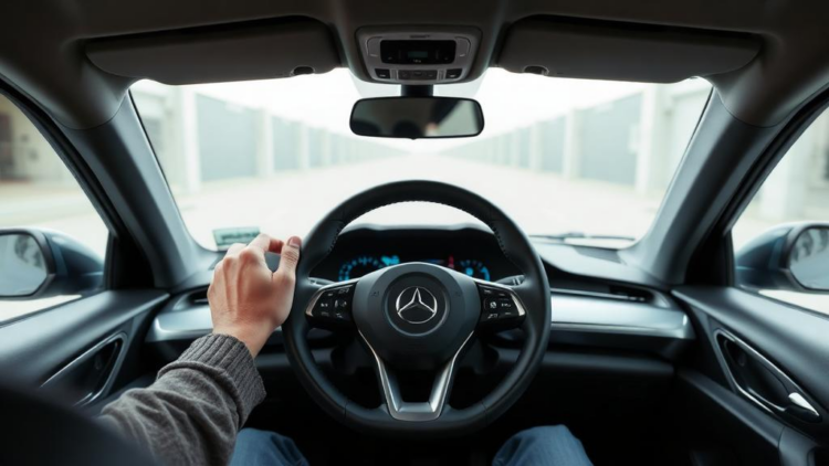 Haptic steering wheel lets drivers negotiate with autonomous systems