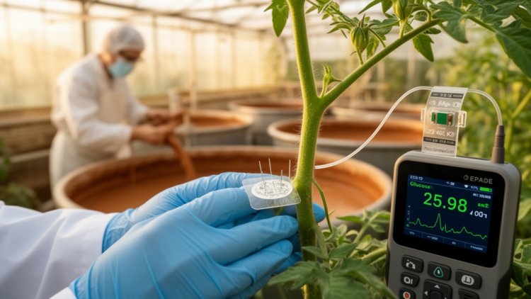 Biodegradable Microneedle Sensor Tracks Plant Glucose in Real Time and Sniffs Out Toxic Ammonia Leaks in Tanneries