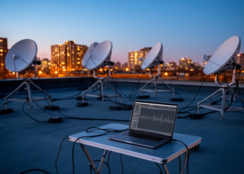 Lightweight AI learns to spot radio interference at a small urban telescope array
