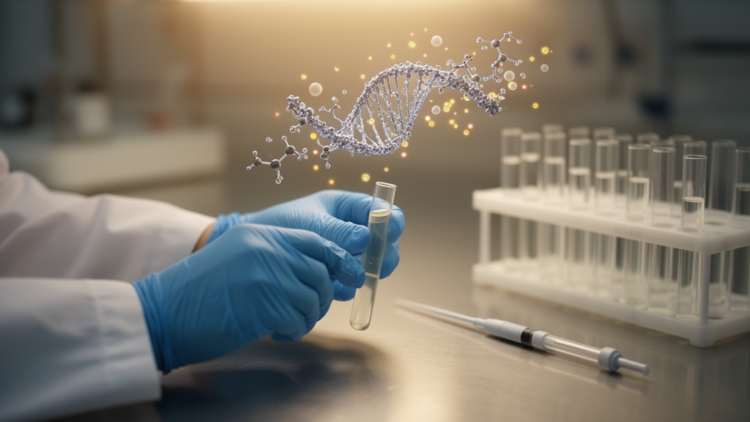 Waste DNA from the lab bench converted toward dGTP in a crude-enzyme cascade