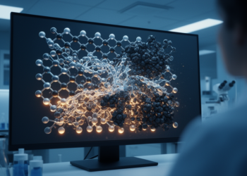 Machine learning simulations trace how plastic turns into hard carbon atom by atom
