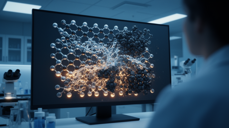 Machine learning simulations trace how plastic turns into hard carbon atom by atom