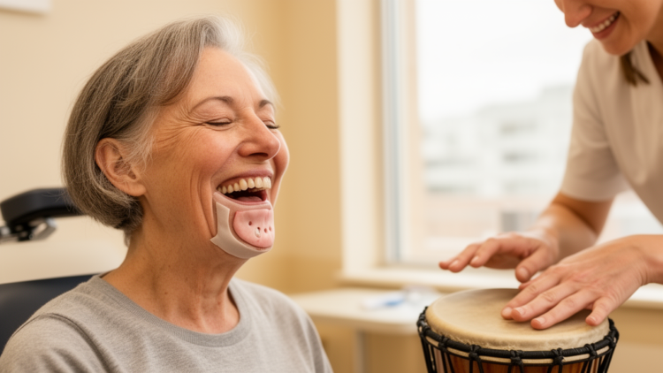 Music-based exercise program shows early promise for oral function in maxillofacial defect patients