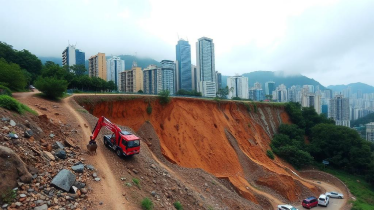 Knowledge graph links Hong Kong landslides to delayed rainfall hazards