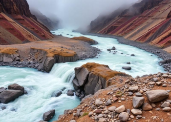 Ancient Megafloods Up to 440,000 Cubic Meters per Second Swept Tibet’s Yigong River
