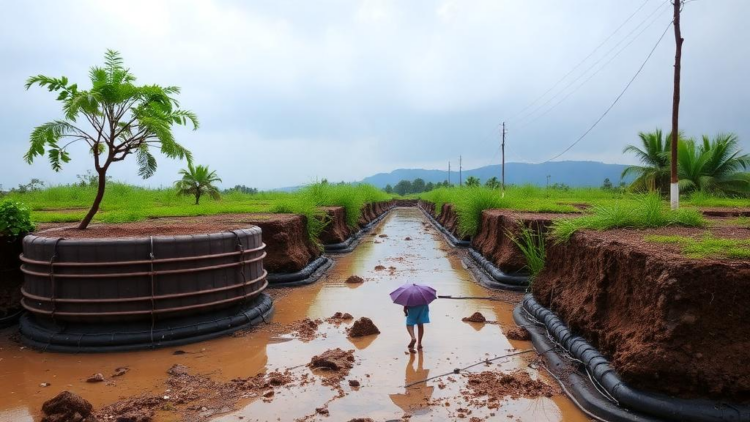 Monsoon dominates India’s groundwater recharge, but storage buffers its timing