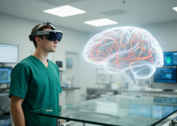 Mixed reality makes hidden steps of brain surgery planning measurable