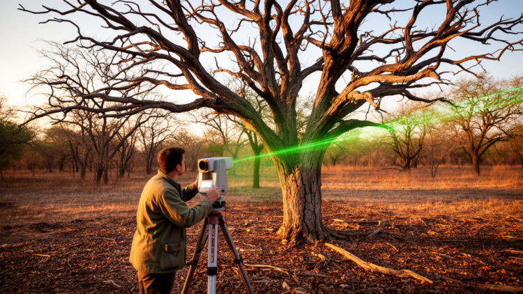 Dead Tree Branches Move Daily, Laser Scanning Study Shows