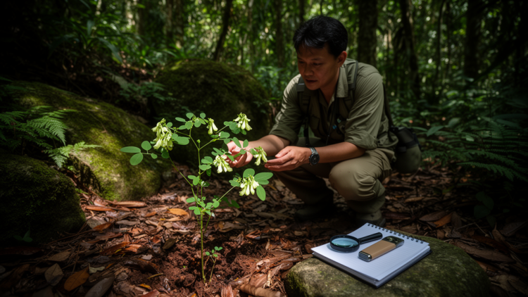 New Green-Flowered Legume Species Discovered in Guangxi Forests of China