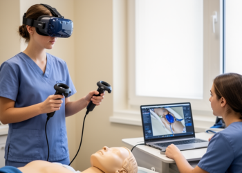 Fully immersive VR adds no measurable learning gain over laptop simulation in medical training trial