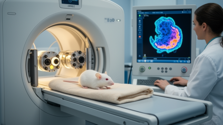 Preclinical SPECT scanner cuts 177Lu dose needed for sharp mouse tumour imaging