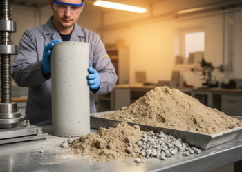 Coal mine overburden sand matches conventional concrete performance in M20 mixes