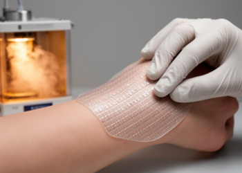 Stretchable strain sensor array keeps its linear response under heat and humidity