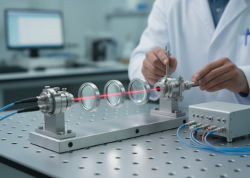 Triple-switching mirror cell pushes compact methane laser sensor to new precision