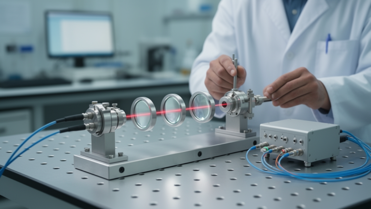 Triple-switching mirror cell pushes compact methane laser sensor to new precision