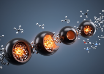 Carbon nanosphere shells stabilize iron–cobalt catalysts that convert CO2 into light olefins