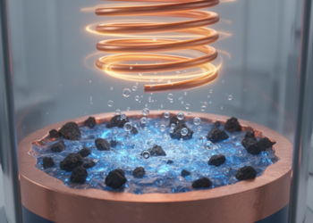Magnetic heating keeps carbon from clogging CO2 electroreduction catalysts