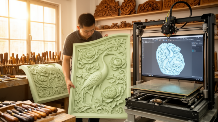 Generative AI and 3D printing join forces to revive Lingnan stucco relief craft
