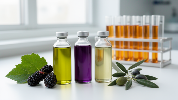 Mulberry, Grape and Olive Leaf Extracts Show Synergistic α-Amylase Inhibition in Vitro