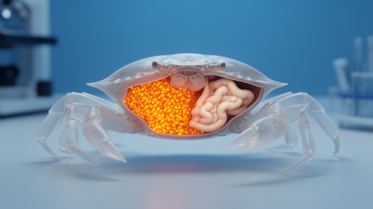 Cadmium hides in the swimming crab’s hepatopancreas, not its gonads