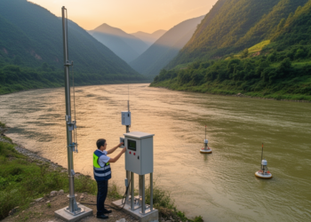 Nested Data Assimilation Framework Sharpens Water-Quantity Monitoring on the Lower Lancang River