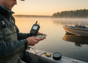 New 307 kHz acoustic tags show how far small fish can be tracked in a lake