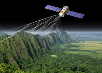 Topography dominates satellite signal coherence across the tropical land surface