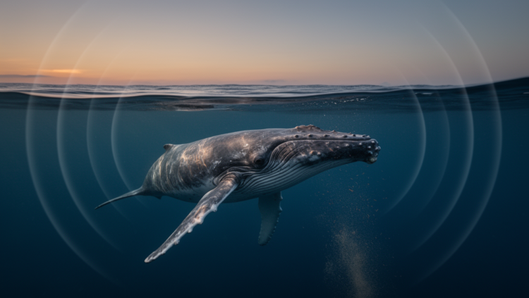 Pygmy blue whales sing less by day while feeding, study finds