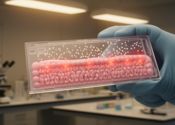 Gut-on-a-chip reveals how 20 nm nanoplastics may inflame intestinal cells