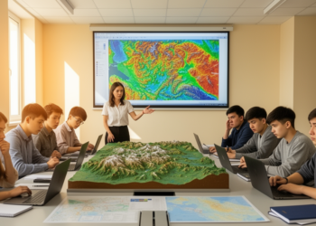 Future geography teachers in Kazakhstan report readiness for AI-GIS, but gaps remain