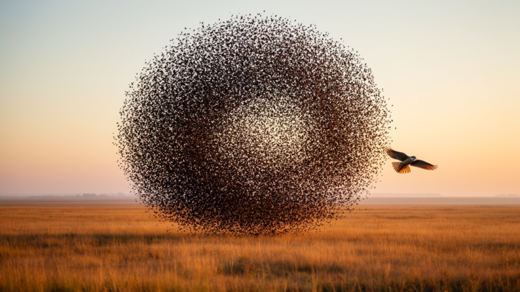 Extra Food Could Let Predators and Prey Coexist in Cubic Herds