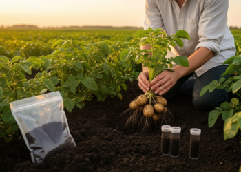 Native soil bacteria from Iran boost potato yields and fight fungal disease in field trials