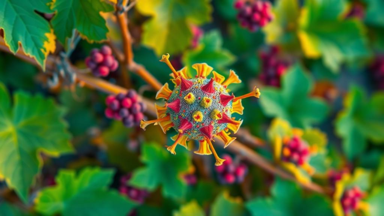 Lightweight AI Spots Grapevine Virus From Drone Hyperspectral Images