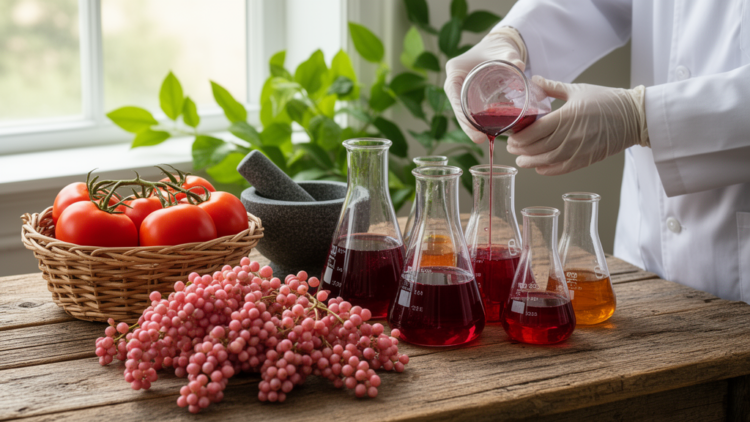 Peppertree and tomato team up for stronger antioxidant extraction
