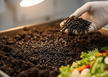 Gut Microbiota Imbalance Tied to Larval Health in Black Soldier Fly Pig Manure Recycling