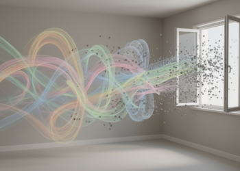 Turbulent Fluctuations Do Most of the Work in Pumping Ventilation Pollutant Removal