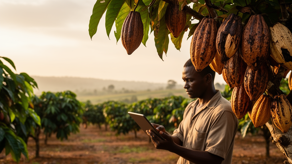 Satellite climate signals preceded 2024 cocoa price shock by 16 weeks