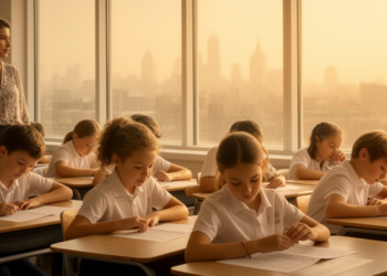 School-area PM10 linked to differences in children’s cognitive test scores