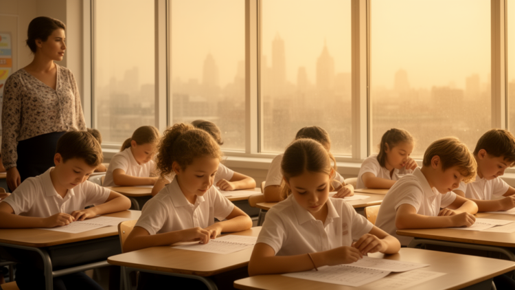 School-area PM10 linked to differences in children’s cognitive test scores