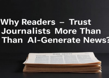 Why Readers Trust Journalists More Than AI-Generated News: New Study Explains the Credibility Gap