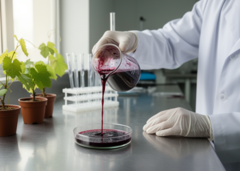 Wine lees transformed into antifungal mixtures against grapevine trunk disease