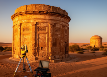 Photogrammetry Reveals Shared Geometric Grammar in Three Algerian Lineage Mausoleums