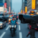 Diffusion Model Learns City Traffic from Cameras Without Any Trajectory Labels