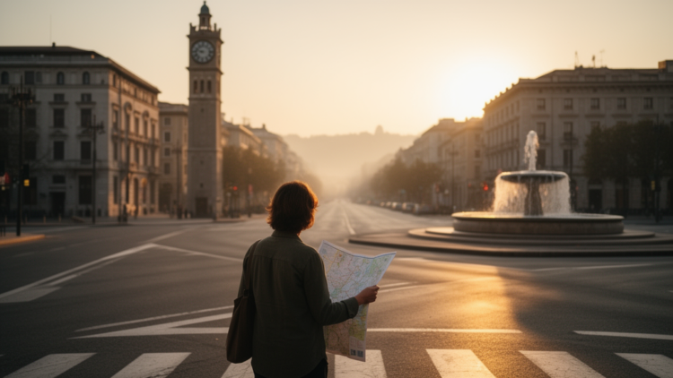 Time warps our mental maps: how duration, landmarks and perspective shape navigation
