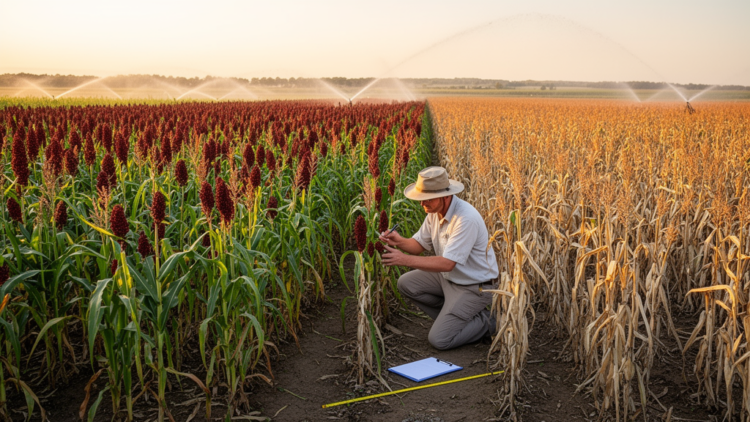Nonparametric analysis pinpoints top sorghum genotypes under irrigated and dry conditions