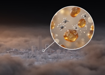Ammonia’s reaction with organic particles barely dents China’s winter smog, model shows