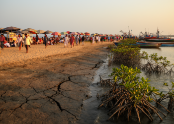 Tourism is scrambling the sands of a vulnerable Indian delta coast
