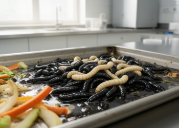 Kitchen wastewater boosts black soldier fly larvae as high-value biomass
