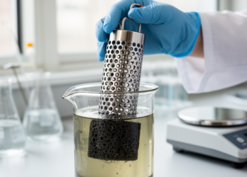 Caged Catalyst: Perforated Stirrer Unlocks 3D-Printed Carbon Catalysts for Water Treatment
