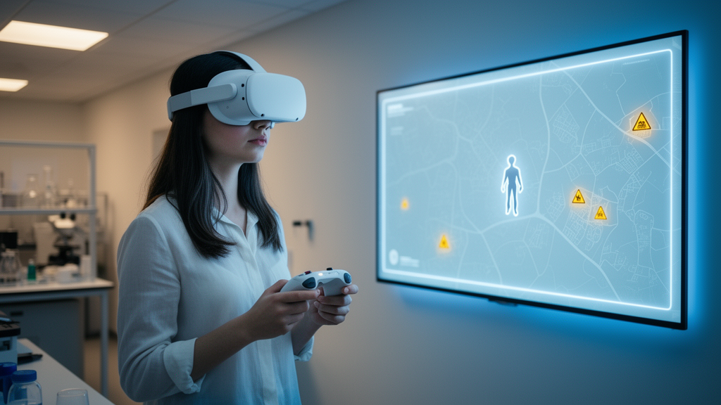 Minimap cues ease anxiety in virtual hazard navigation study